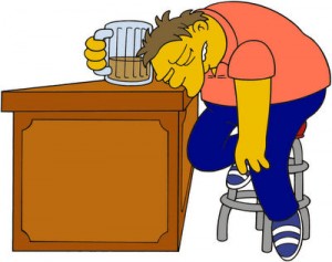 Image result for drunk guy on a stool